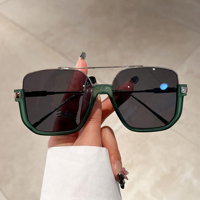 Korean fashion square frame sunglasses