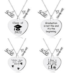 2023 graduation season gift stainless steel necklace