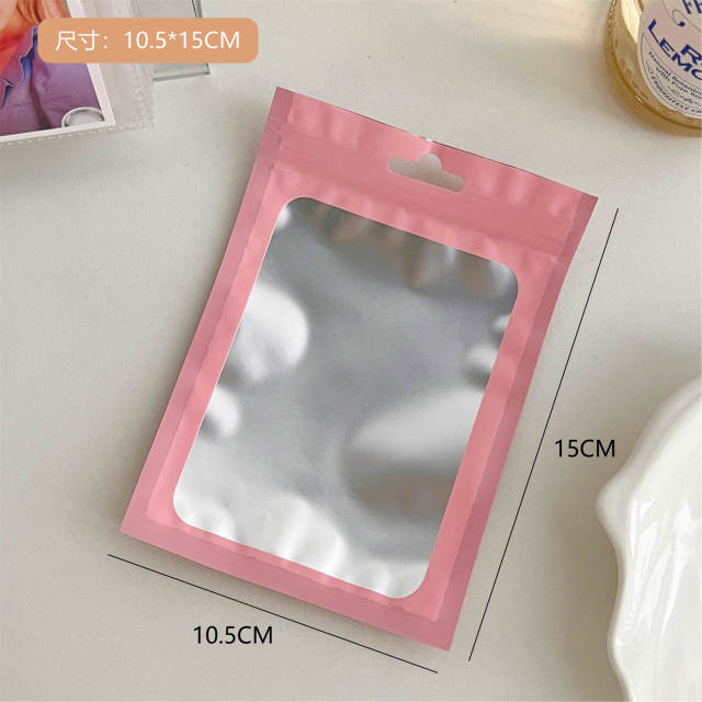 Hot sale laser Macaroon color plastic bag