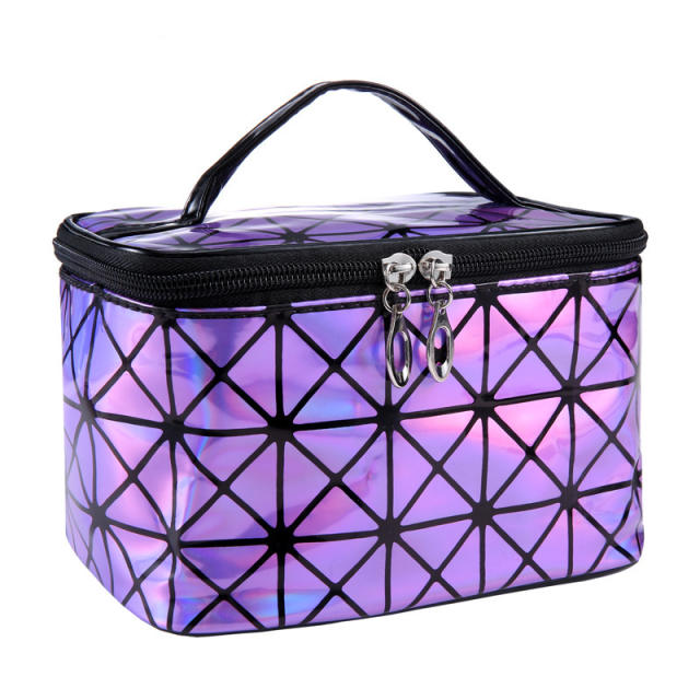 3D laser popular large storage wash bag cosmetic bag