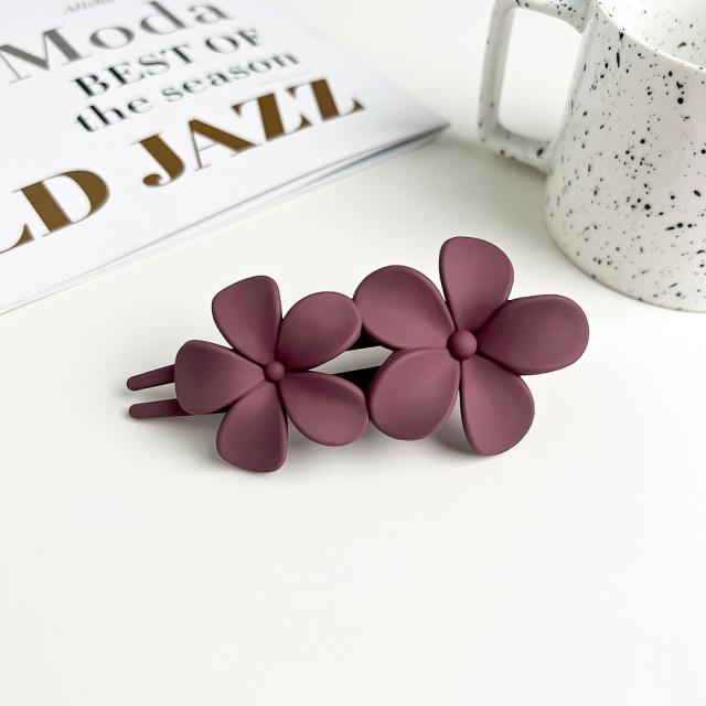 Korean fashion elegant flower hair claw clips