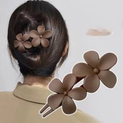 Korean fashion elegant flower hair claw clips