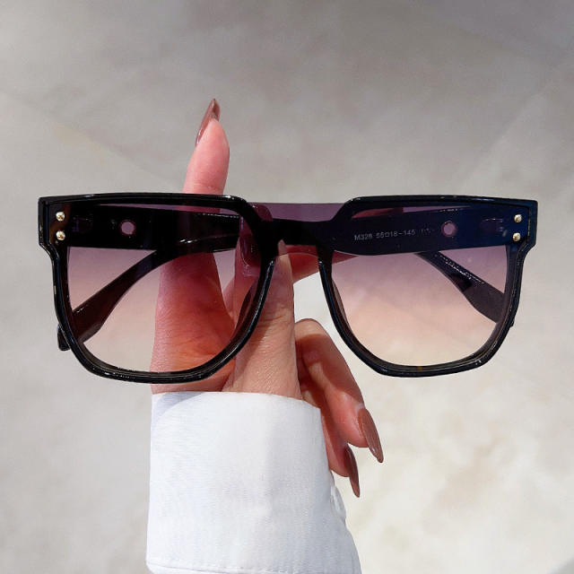 Modern square shape colorful sunglasses