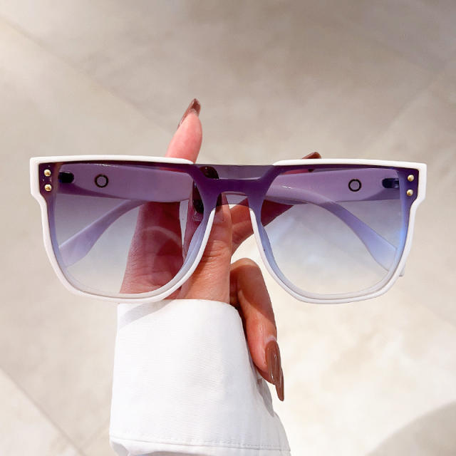 Modern square shape colorful sunglasses