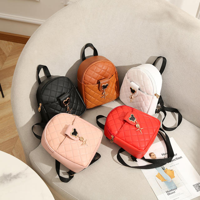 Chic design cute PU leather backpack