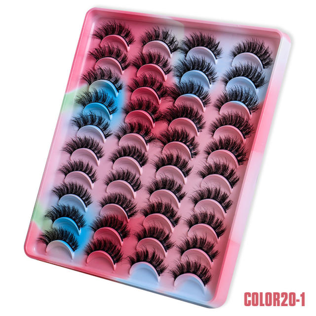 20pair Imitation mink fur eyelashes