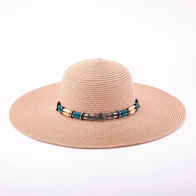 Holiday beach trend big brim straw hat sun hat