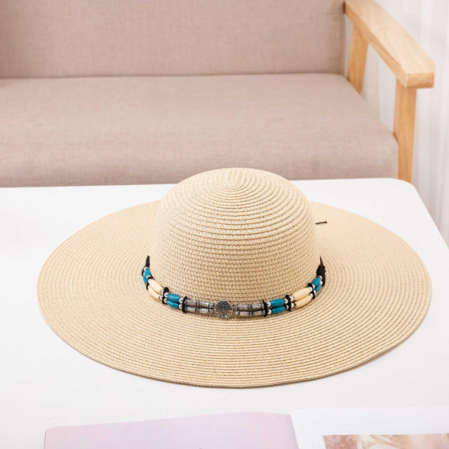 Holiday beach trend big brim straw hat sun hat