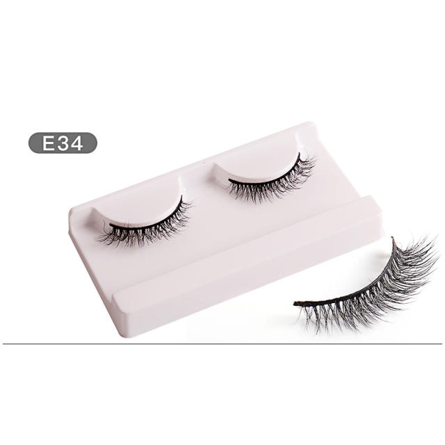 8-12MM natural Imitation mink fur eyelashes