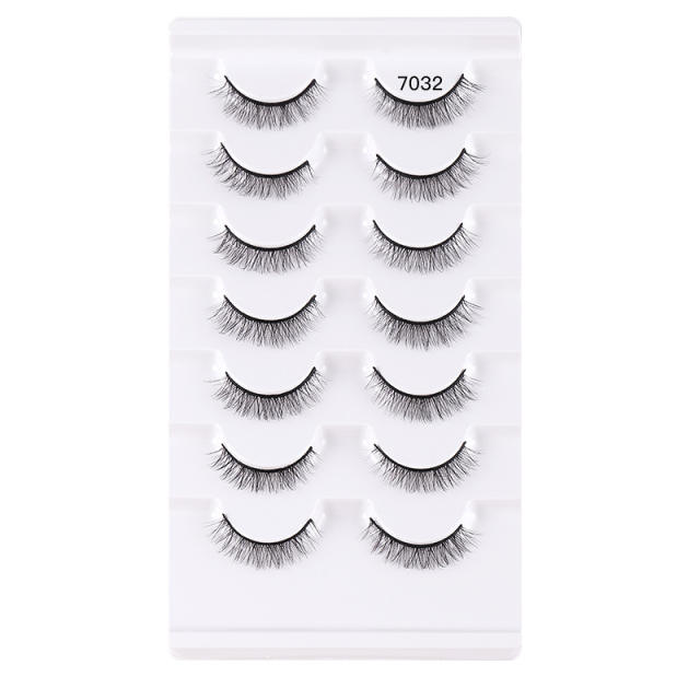 7 pair Artificial fiber eyelashes