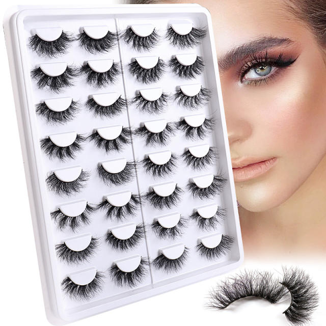 16pair Imitation mink fur eyelashes set