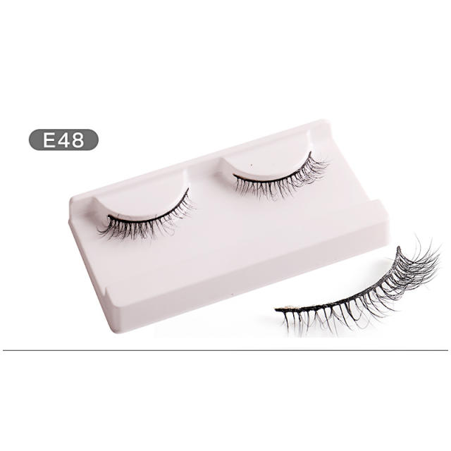 8-12MM natural Imitation mink fur eyelashes