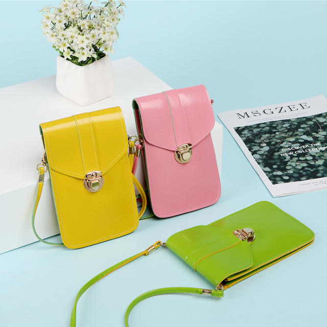 Korean fashion candy color mini phone bag crossbody bag