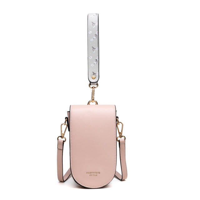 Popular PU leather mini phone bag crossbody bag