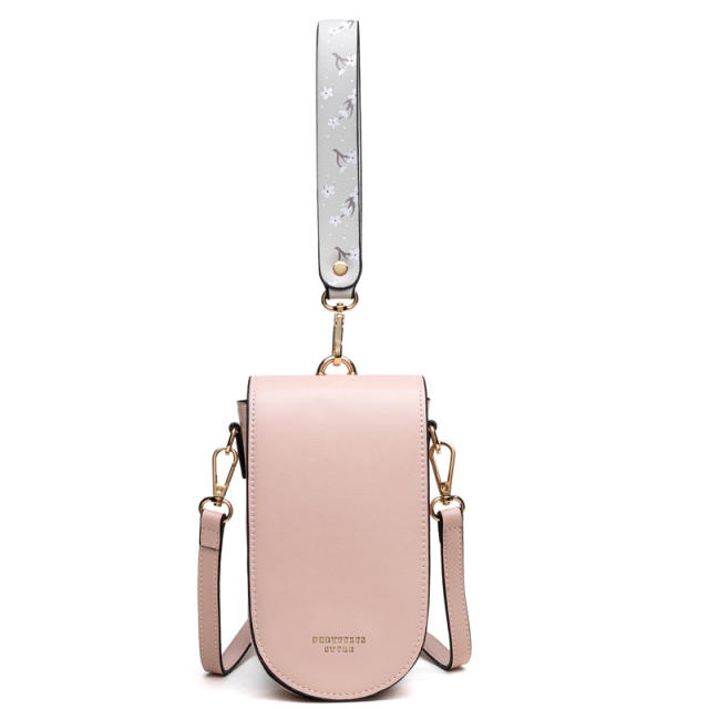 Popular PU leather mini phone bag crossbody bag