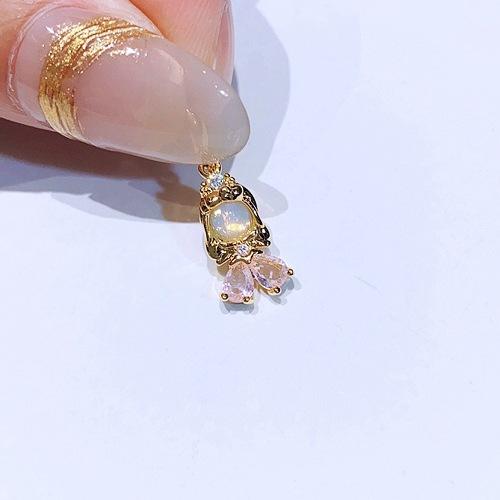 316L stainless steel chain cute Fairy tale princess pendant necklace