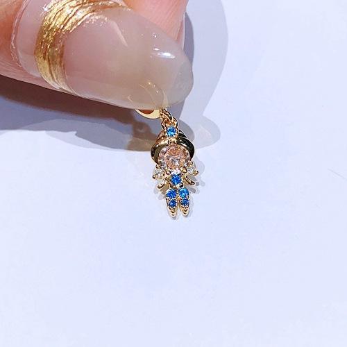 316L stainless steel chain cute Fairy tale princess pendant necklace