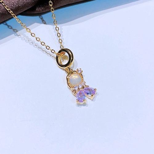 316L stainless steel chain cute Fairy tale princess pendant necklace