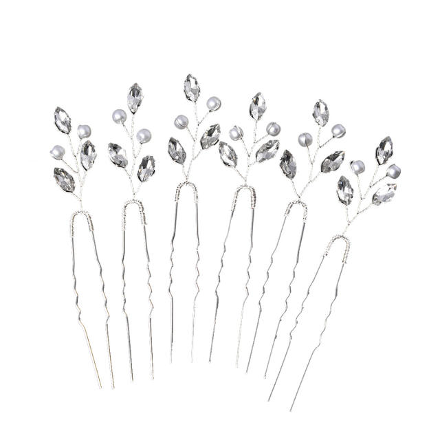 6pcs set popular bridal hair pins