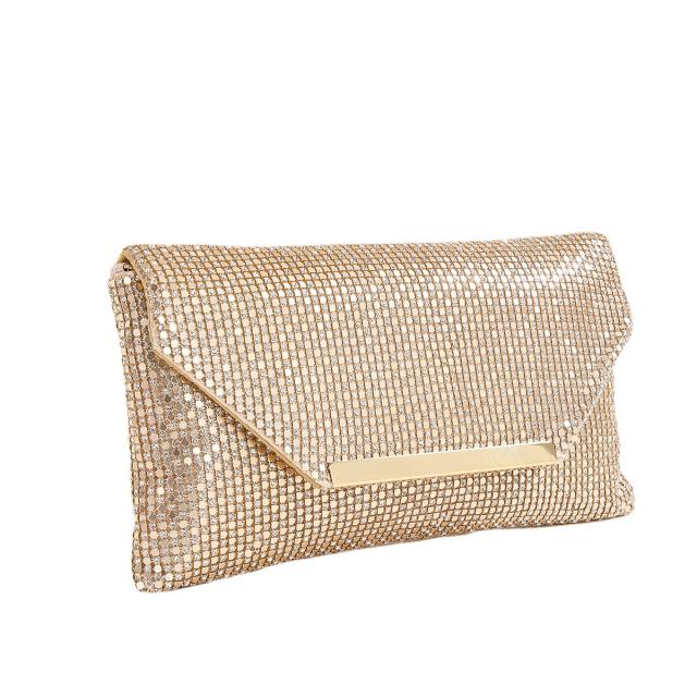 Delicate diamond women clutch evening bag