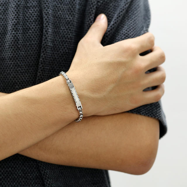 Popular stainless steel bracelet for men