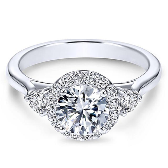 Delicate diamond finger rings wedding rings