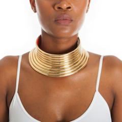 Africa trend personality colorful choker necklace