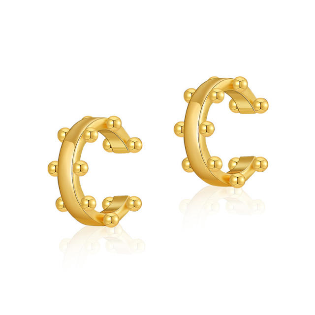 INS design easy match 18K gold plated copper ear cuff