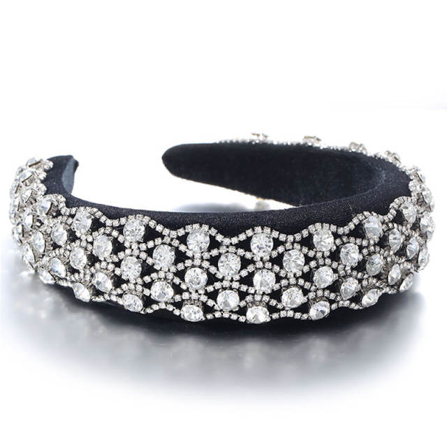 Luxury diamond padded headband