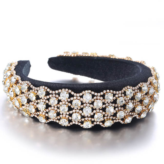 Luxury diamond padded headband