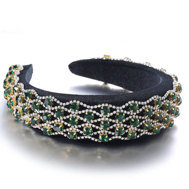 Luxury diamond padded headband