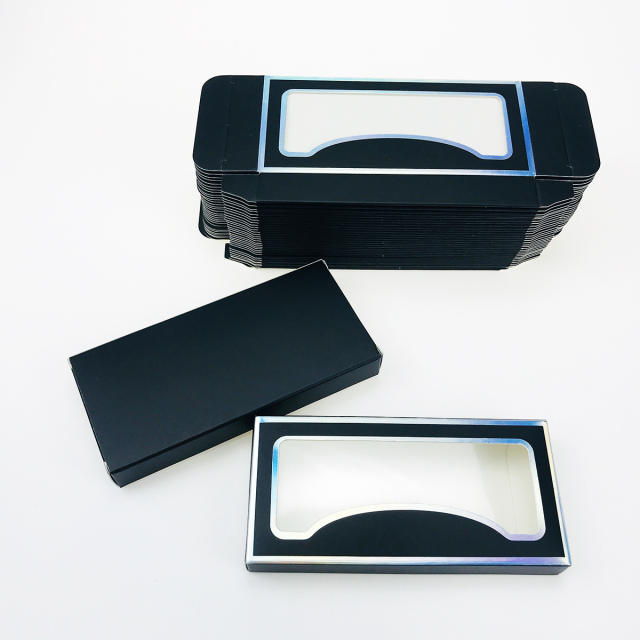 Colorful eyelashes foldable packing box