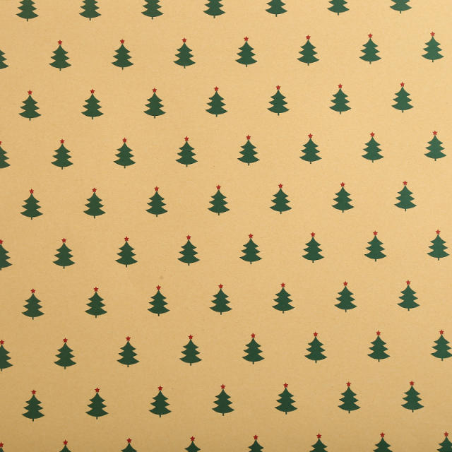 Christmas series kraft wrapping paper