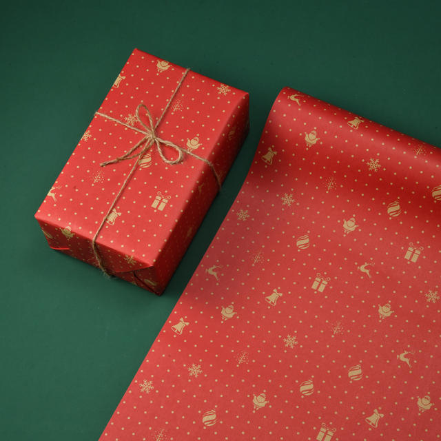 Christmas series kraft wrapping paper