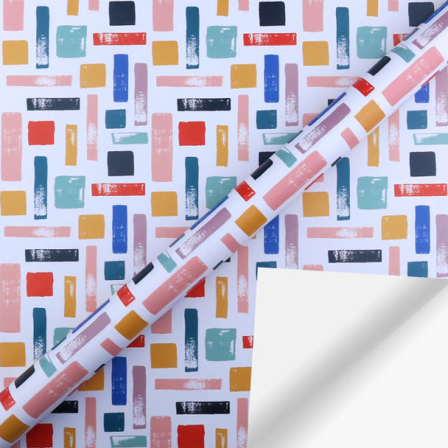 Cute pattern gift wrap paper
