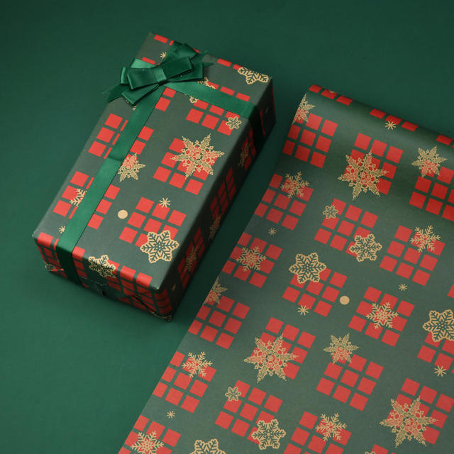 Christmas series kraft wrapping paper