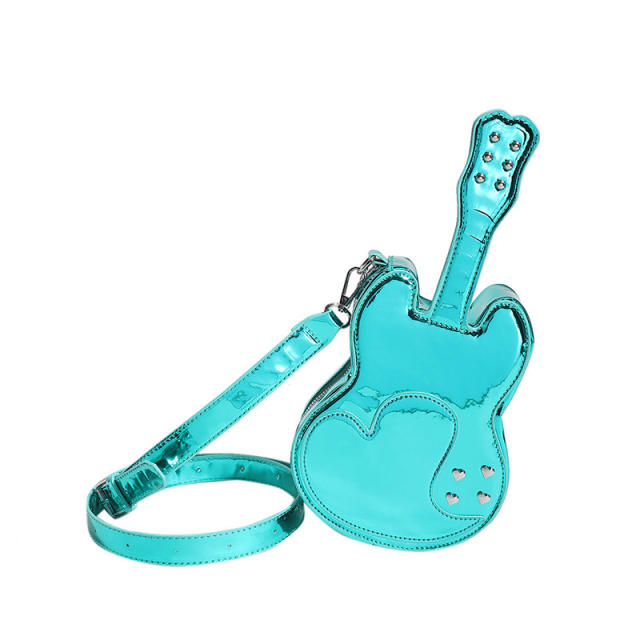 Creative colorful violin design cute crossbody bag