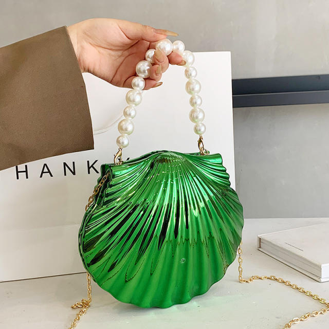 Personality colorful shell design women handbag