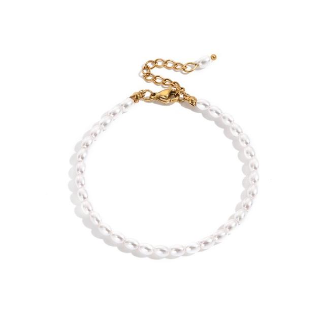 INS elegant pearl bead bracelet