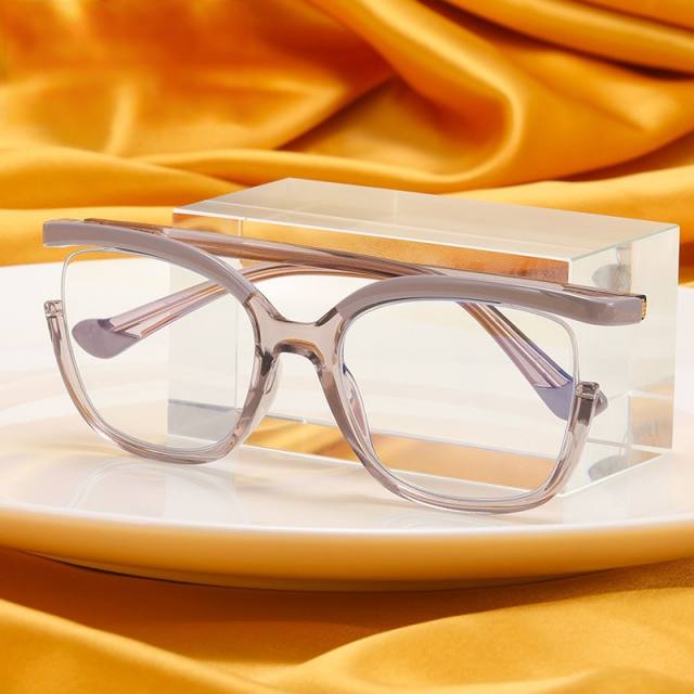 Summer colorful frame anti blue light reading glasses