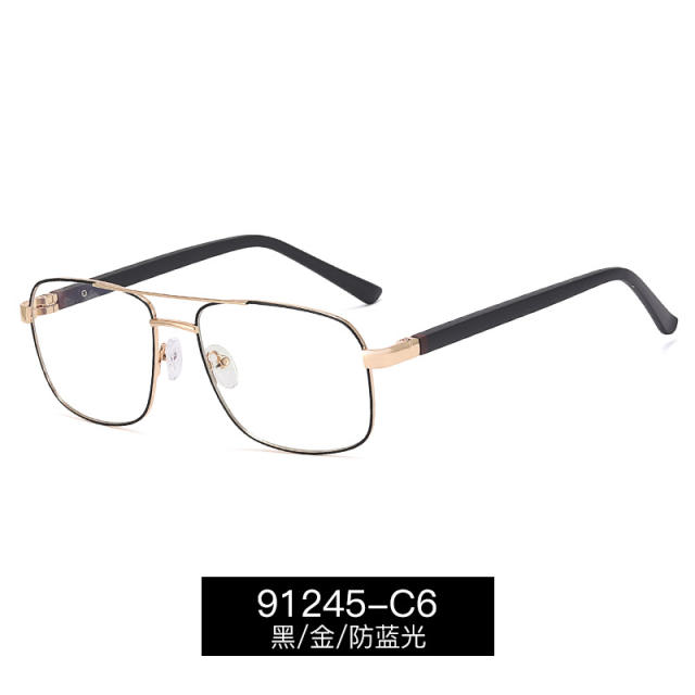 Occident fashion metal frame reading glasses for men