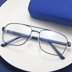 Occident fashion metal frame reading glasses for men