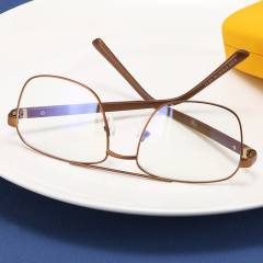 Occident fashion metal frame reading glasses for men
