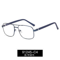 Occident fashion metal frame reading glasses for men