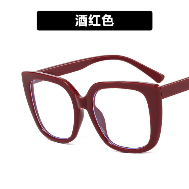 INS rainbow color frame women reading glasses sunglasses