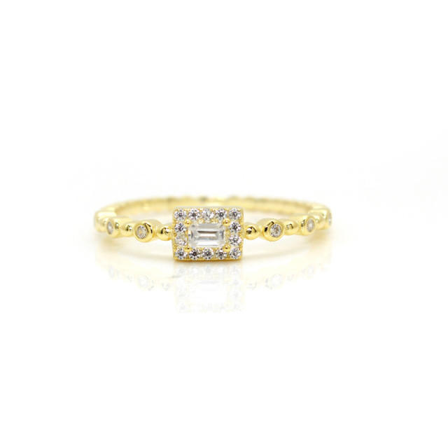 Hot sale delicate diamond stackable rings engagement rings