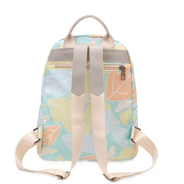 Women floral pattern casual backpack