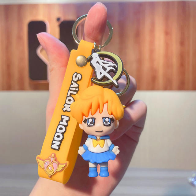 PVC material cute cartoon keychain