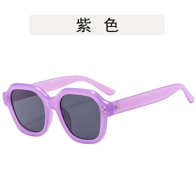 Y2K colorful frame women sunglasses