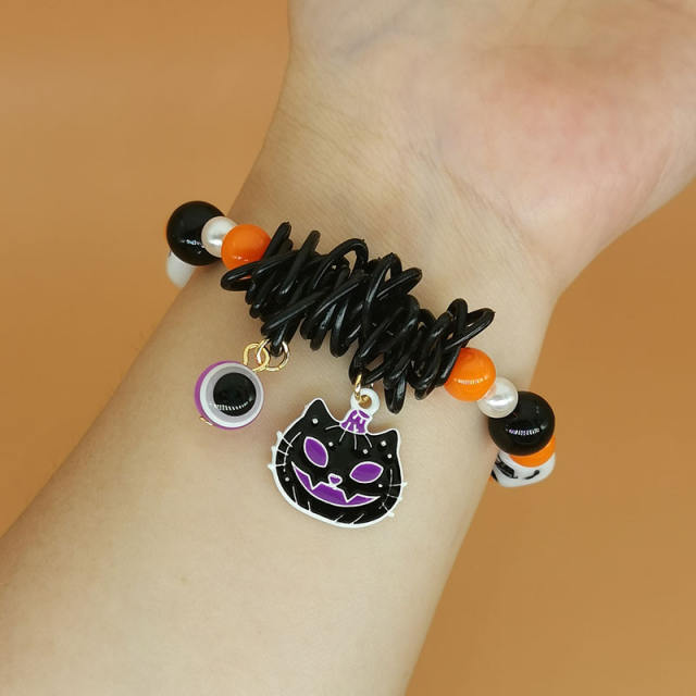 2023 Halloween charm bead bracelet